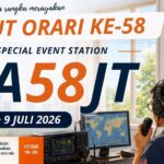 Special Event Station HUT ORARI ke-58, SES 8A58JT