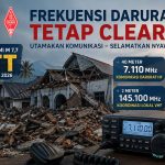 IARU Region 3 meminta operator radio amatir menjaga frekuensi darurat gempa NTT tetap clear untuk komunikasi bencana